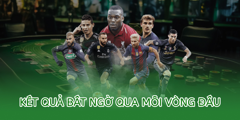 kết quả bất ngờ sau mỗi vòng đầu kịch tính